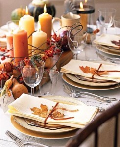 thanksgiving, table setting, fall, orange, fall colors