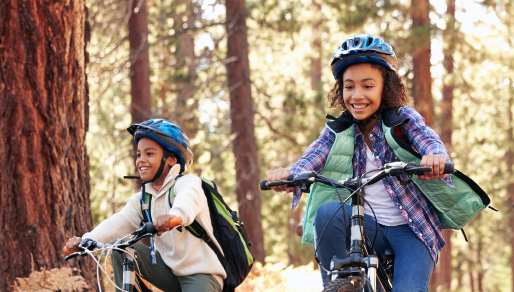 kids on bikes