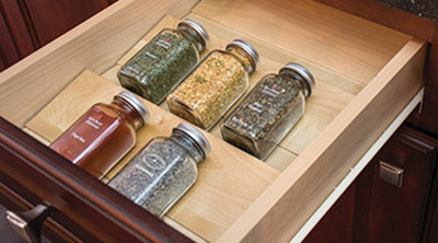 hafele spice tray drawer insert in drawer